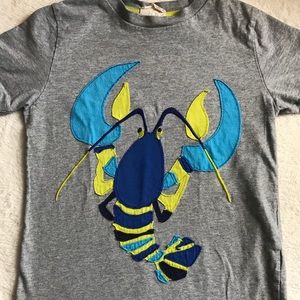 Mini boden boys lobster shirt